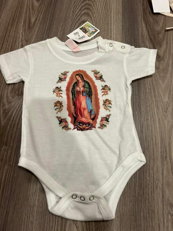 Virgin Mary onesie