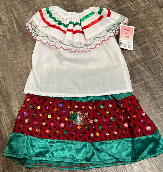 12/18M Mexico sequin set